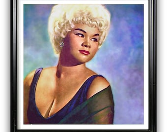ETTA JAMES • Five Different Vintage Portrait Prints Of The Timeless American Singer • Available Framed • Pick Your Favorite !!!