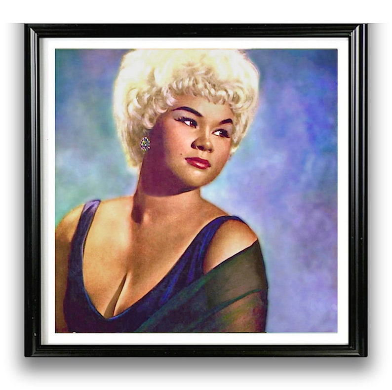 ETTA JAMES Five Different Vintage Portrait Prints Of The Timeless American Singer Available Framed Pick Your Favorite image 1