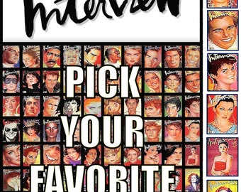 ANDY WARHOL'S • Interview Magazine • Full LARGE Format Issues From 1987 Thru 1997 • All In Excellent Vintage Condition • Free U S Shipping !