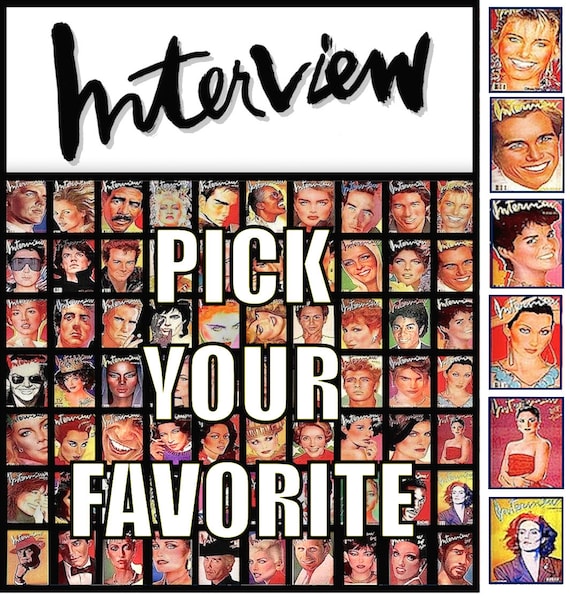 Andy Warhol's Interviews 6冊＋1冊　激レア Andy Warhol's Interviews 6冊＋1冊 激レア