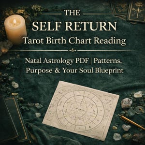 The Self Return Tarot Birth Chart Reading | Natal Astrology PDF | Patterns, Purpose & Your Soul Blueprint