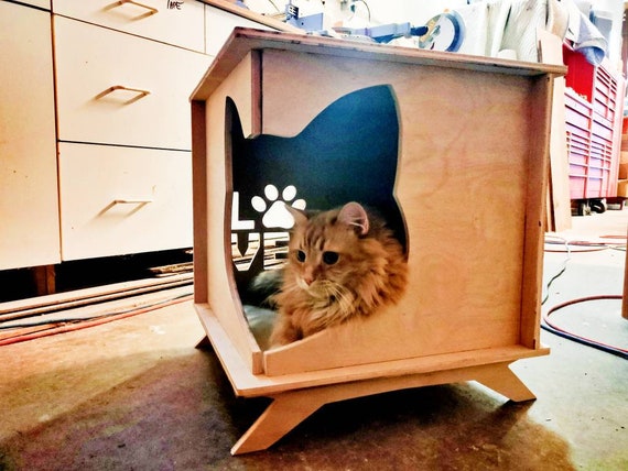 mid century modern cat bed