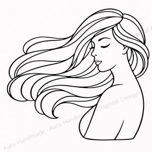 Kit de arte en arena con siluetas femeninas: diseños de líneas, manualidades conscientes, ideal para principiantes. imagen 5