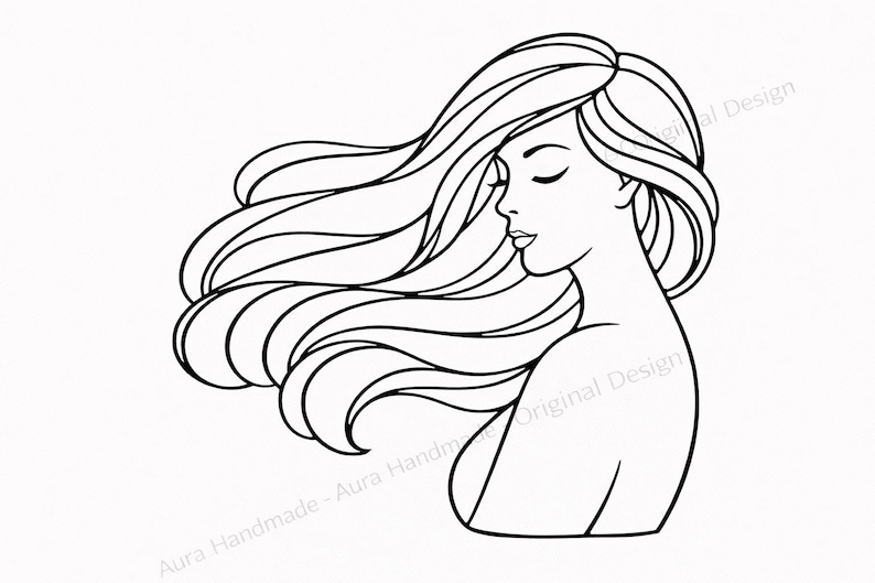 Kit de arte en arena con siluetas femeninas: diseños de líneas, manualidades conscientes, ideal para principiantes. imagen 5