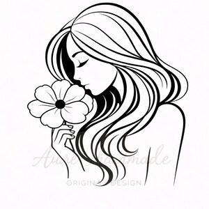 Kit de arte en arena con siluetas femeninas: diseños de líneas, manualidades conscientes, ideal para principiantes. imagen 6