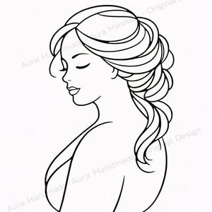 Kit de arte en arena con siluetas femeninas: diseños de líneas, manualidades conscientes, ideal para principiantes. imagen 4