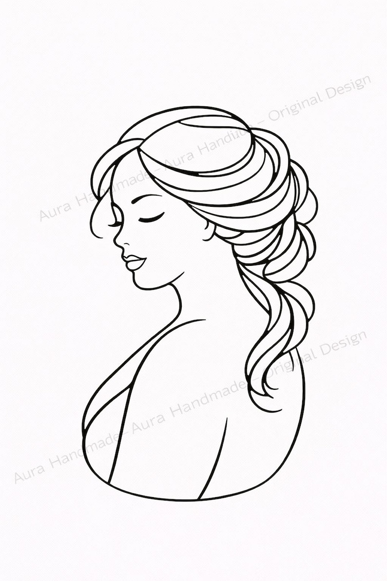 Kit de arte en arena con siluetas femeninas: diseños de líneas, manualidades conscientes, ideal para principiantes. imagen 4