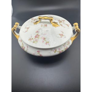 Haviland & Co Limoges France Porcelain Covered Vegetable Tureen Lid image 1