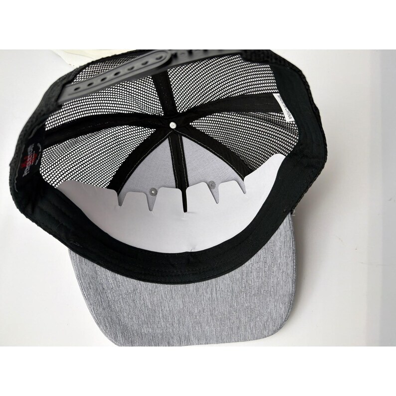 Casquette trucker Pendleton Whisky Gray Black Mesh Bucking Horse Snapback image 3