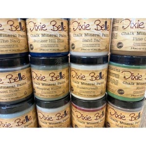 Dixie Belle Chalk Mineral Paint 8oz Assorted Colors Furniture DIY Craft Paint image 5