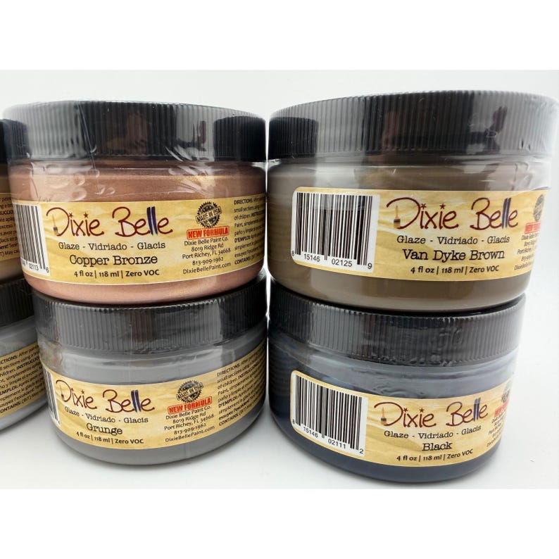 Dixie Belle Glaze 4oz, 1 REMAINING: Silver image 3