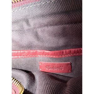 Madewell Puffy Camera Bag Cabernet Burgundy Quilted Leather Crossbody image 5