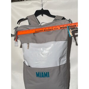 Super Bowl LIV Miami NFL Backpack Gray White Commemorative Football Bag image 7