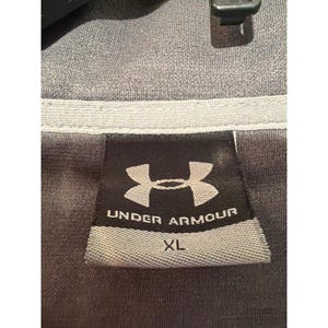 Under Armour Men's XL Gray Quarter Zip Pullover Athletic Shirt image 1