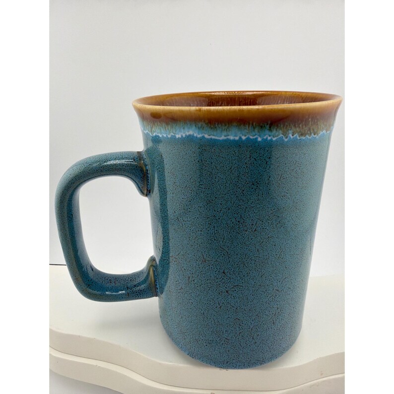 Siesta Key Florida Lifes a Beach Teal Reactive Glaze Coffee Mug image 2