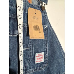 Levi's SilverTab Baggy Denim Overalls Men's 34x30 NWT Medium Wash image 2