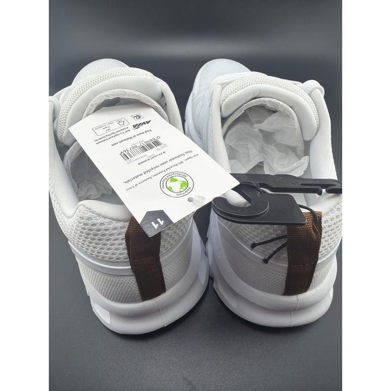 Avia White Knit Light Runner Lace Up Sneakers WMAV44AC022 Womens 11 NWT image 3