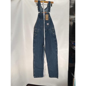 Levi's SilverTab Baggy Denim Overalls Men's 34x30 NWT Medium Wash image 1
