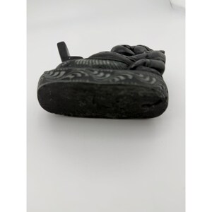 Lord Ganesha laptopbeeldje, zwart gesneden hindoeïstisch olifantengodfiguur, decoratie afbeelding 3