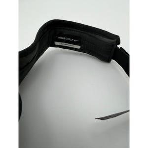 Nike Golf Visor Schwarz-Weiß Swoosh Hut mit verstellbarem Riemen für Damen und Herren Bild 5