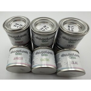Chameleon Wax Furniture Iridescent Finish 40ml: Apricot Cactus Lilac (Choose 1) image 4