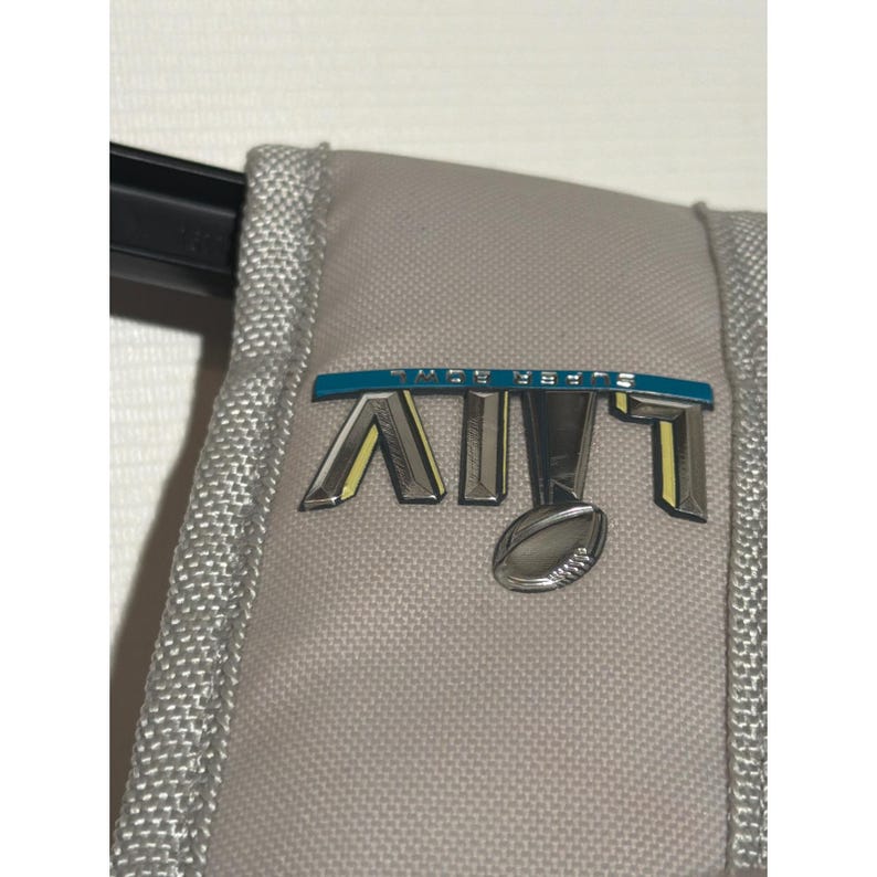 Super Bowl LIV Miami NFL Backpack Gray White Commemorative Football Bag image 2