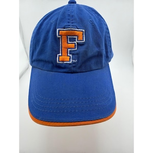 Florida Gators Blue Orange F Logo Embroidered Adjustable Hat image 1