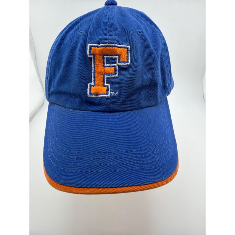 Florida Gators Blue Orange F Logo Embroidered Adjustable Hat image 1