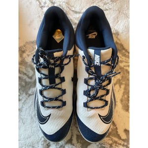 Nike Alpha Huarache Elite 4 Low Metal Baseball Cleats FD2745-107 Mens 16 image 1