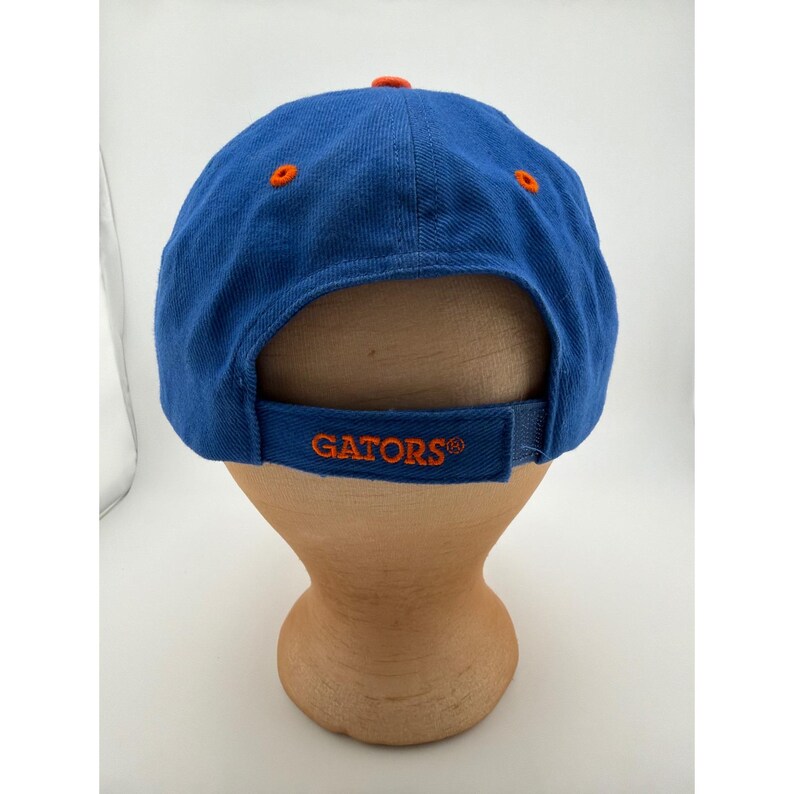 Gorra de béisbol ajustable con el logo de Albert de los Florida Gators en azul y naranja imagen 3