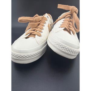Converse Star Player 76 Low Egret Sandy Shore Canvas Sneakers A12593C M8 W9.5 image 6