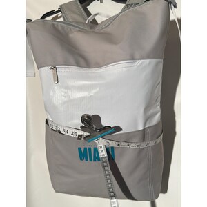 Super Bowl LIV Miami NFL Backpack Gray White Commemorative Football Bag image 8