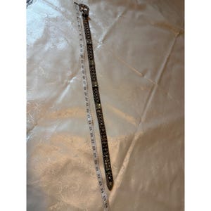 BB Simon Camo Crystal Studded Western Belt Silver Buckle Rhinestone Camouflage image 4