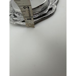 Posavasos de aluminio para botella de vino Arthur Court Vintage 1992 Grapevine, color plata. imagen 7