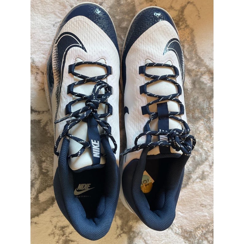 Nike Alpha Huarache Elite 4 Low Metal Baseball Cleats FD2745-107 Mens 16 image 2