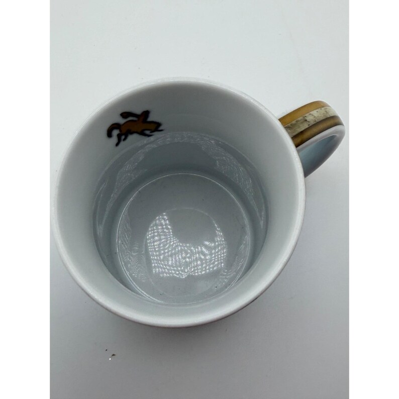 Cape Shore Earn Your Spurs Western Horse Bucking Bronco Porcelain Coffee Mug image 4