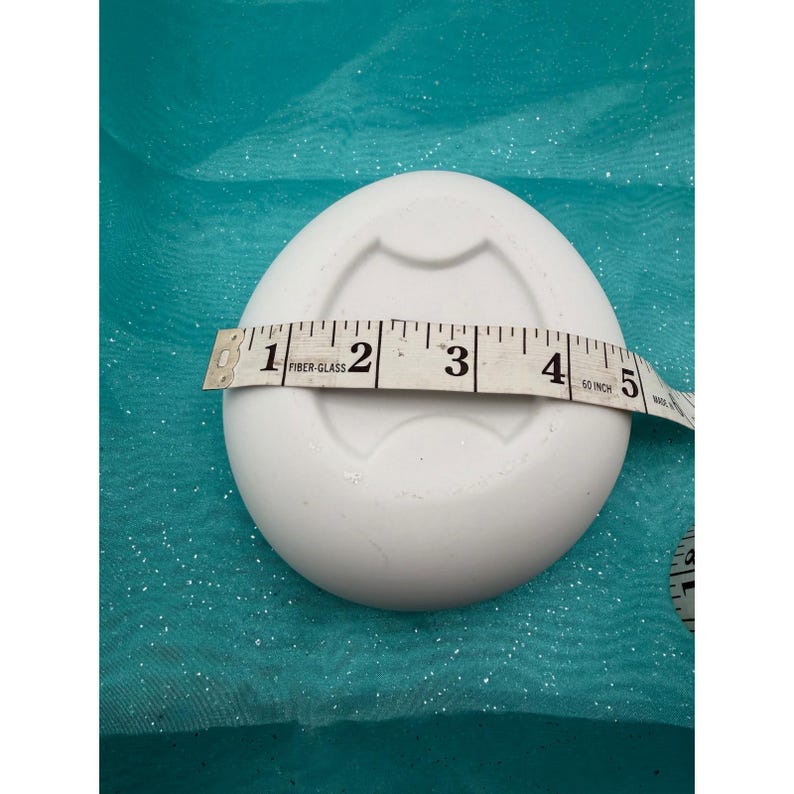 Räder Porcelain Pebble Bud Vase White Gold Leaf German Design 5.5 Inch image 8