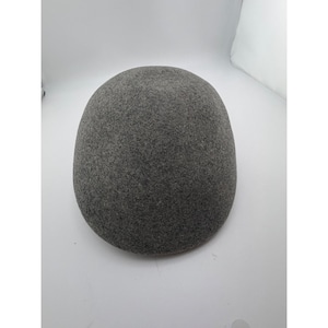 Hats in the Belfry Mens Gray 100% Wool Flat Cap Ivy Driving Hat Large USA Made image 1
