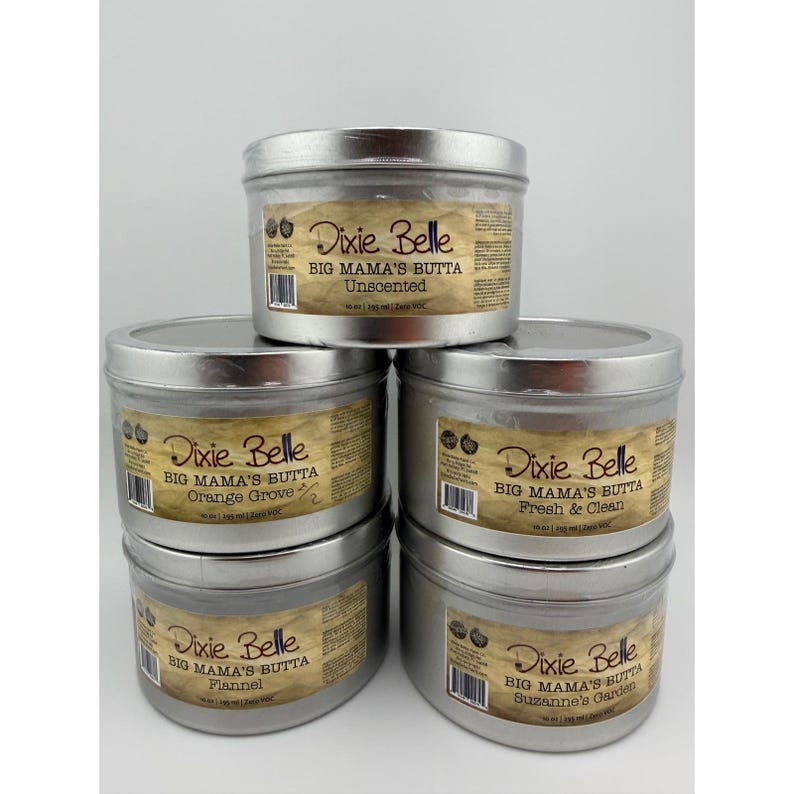 Dixie Belle Big Mama's Butta 10oz Furniture Wax Finish 5 Different Scents 0VOC image 1
