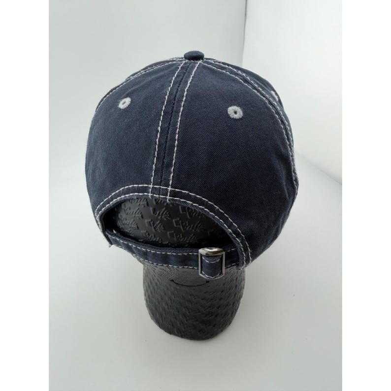 Prairie Mountain Lake Winnipesaukee NH Anchor Navy Baseball Hat image 2