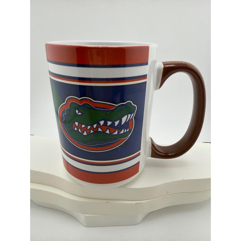 Florida Gators Albert Logo Blue Orange Ceramic Coffee Mug image 1