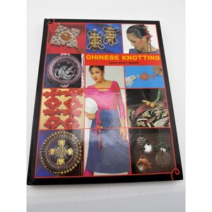 Chinese Knotting Echo Craft Books Vintage Hardcover Fiber Arts Guide image 1