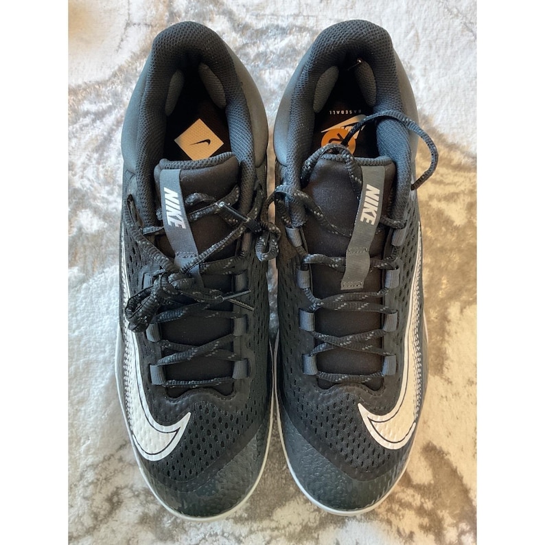 Nike Alpha Huarache Elite 4 Low MCS Baseball Cleats FD6221-003 Mens 12 image 1