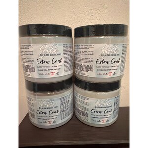Dixie Belle Silk All-In-One Mineral Paint Extra Coat Satin Top Coat 16oz 4 left image 1