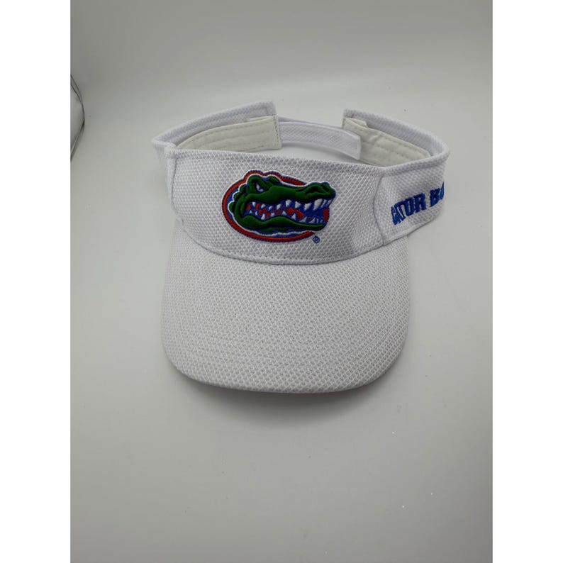 Gorra ajustable con visera de malla blanca de los Florida Gators de Gator Boosters imagen 4
