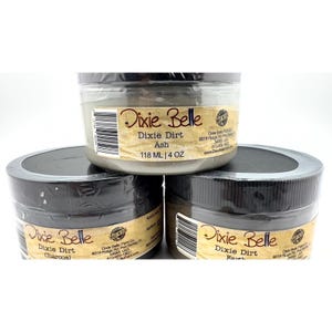 Polvo para envejecer muebles Dixie Belle Dixie Dirt Ash o Charcoal de 4 oz (Elija 1) imagen 2