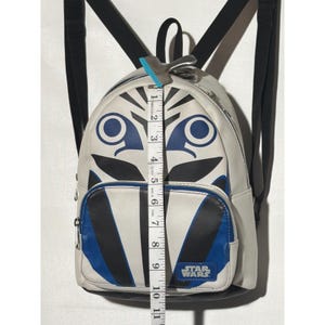 Star Wars Ahsoka Tano Mini Backpack White Blue Faux Leather Fulcrum Bag image 5
