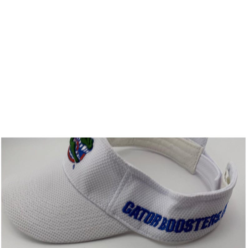 Gorra ajustable con visera de malla blanca de los Florida Gators de Gator Boosters imagen 2