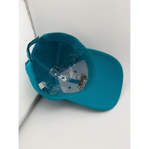 Jacksonville Jaguars NFL Teal Embroidered Logo Adjustable Baseball Hat image 4
