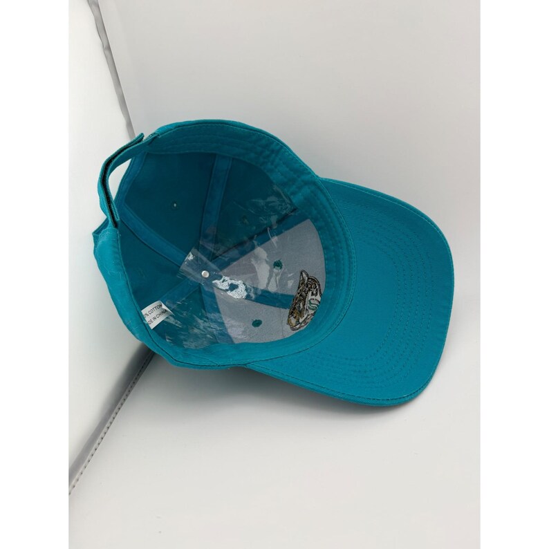 Jacksonville Jaguars NFL Teal Embroidered Logo Adjustable Baseball Hat image 4